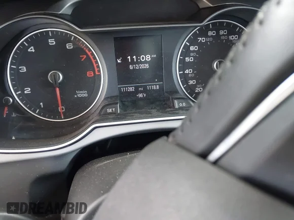✅ 2013 Audi A4 Premium Plus • VIN: WAUEFAFL7DN009991 • Lot: 45381650. Listed on IAAI with 111,282 mi. Free auction sales archive from the USA and detailed vehicle history report at DreamBid. Image 7.