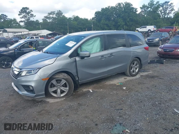 ✅ 2020 Honda Odyssey EX-L • VIN: 5FNRL6H74LB008773 • Lot: 45185538. Wystawiony na IAAI z przebiegiem 77 437 mil. Bezpłatny archiwum sprzedaży aukcyjnych z USA i szczegółowy raport historii pojazdu na DreamBid. Zdjęcie 2.