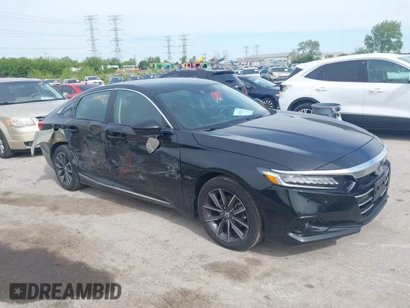 ✅ 2021 Honda Accord EX-L • VIN: 1HGCV1F59MA006307 • Lot: 45023433. Wystawiony na IAAI z przebiegiem 47 204 mil. Bezpłatny archiwum sprzedaży aukcyjnych z USA i szczegółowy raport historii pojazdu na DreamBid. Zdjęcie 1.