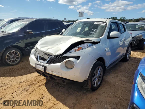 ✅ 2012 Nissan Juke SV • VIN: JN8AF5MR7CT110088 • Лот: 91233115. Опубліковано раніше на Copart з пробігом 92 123 миль. Безкоштовний доступ до архіву аукціонних продажів зі США та докладний звіт про історію автомобіля на DreamBid. Зображення 1.