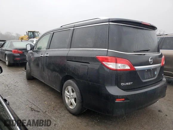 ✅ 2017 Nissan Quest SV • VIN: JN8AE2KP2H9165975 • Lot: 72182142. Wystawiony na Copart z przebiegiem 98 254 mil. Bezpłatny archiwum sprzedaży aukcyjnych z USA i szczegółowy raport historii pojazdu na DreamBid. Zdjęcie 2.