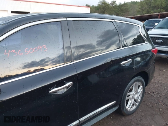 ✅ 2013 Infiniti JX35 • VIN: 5N1AL0MNXDC309055 • Lot: 43650093. Wystawiony na IAAI z przebiegiem 175 361 mil. Bezpłatny archiwum sprzedaży aukcyjnych z USA i szczegółowy raport historii pojazdu na DreamBid. Zdjęcie 6.