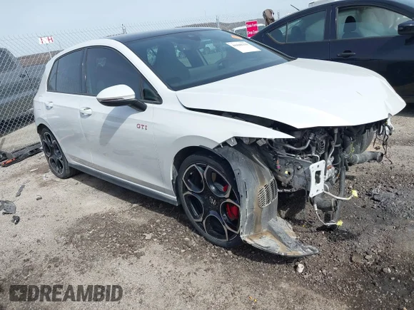 ✅ 2025 Volkswagen Golf GTI Autobahn • VIN: WVWVA7CD9SW212700 • Лот: 44440310. Опубликован ранее на IAAI с пробегом 4 430 миль. Бесплатный доступ к архиву аукционных продаж из США и подробный отчёт об истории автомобиля на DreamBid. Изображение 1.
