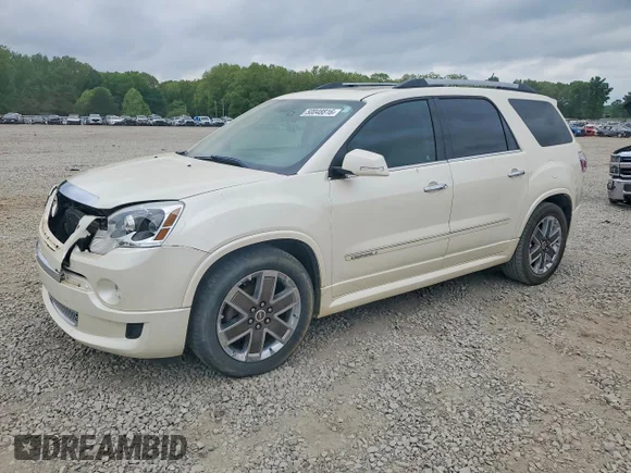 ✅ 2012 GMC Acadia Denali • VIN: 1GKKRTED3CJ270483 • Лот: 50048816. Опубліковано раніше на Copart з пробігом 194 719 миль. Безкоштовний доступ до архіву аукціонних продажів зі США та докладний звіт про історію автомобіля на DreamBid. Зображення 1.
