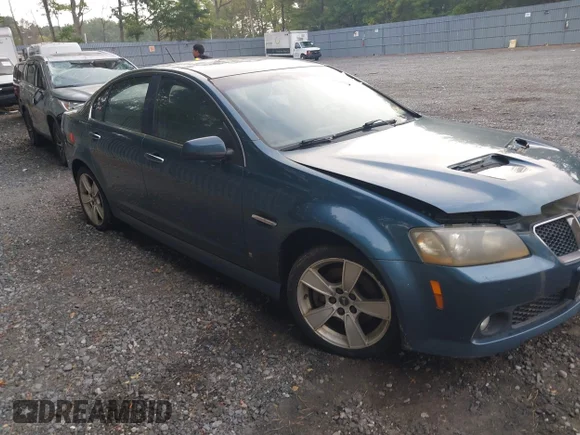 ✅ 2009 Pontiac G8 GT • VIN: 6G2EC57Y19L163863 • Lot: 43304098. Listed on IAAI with 141,462 mi. Free auction sales archive from the USA and detailed vehicle history report at DreamBid. Image 1.