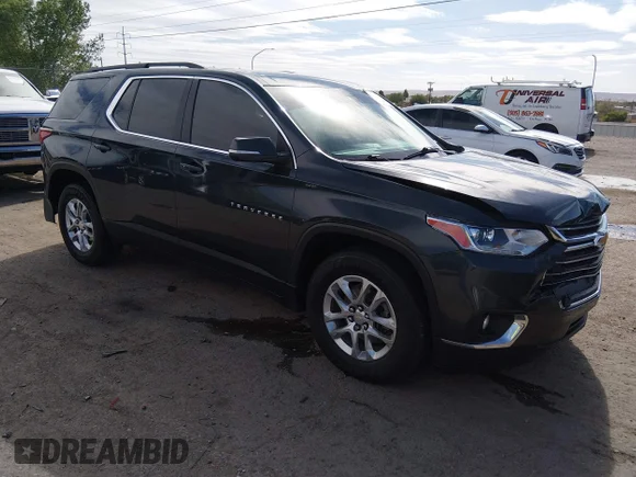 ✅ 2021 Chevrolet Traverse LT Cloth • VIN: 1GNERGKW4MJ236406 • Lot: 44984117. Wystawiony na IAAI z przebiegiem 93 418 mil. Bezpłatny archiwum sprzedaży aukcyjnych z USA i szczegółowy raport historii pojazdu na DreamBid. Zdjęcie 1.