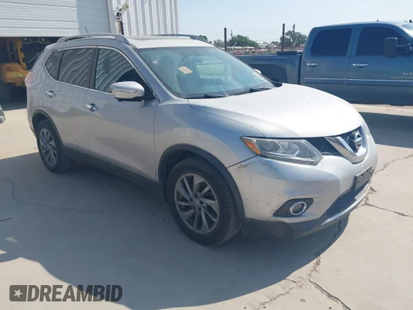 ✅ 2015 Nissan Rogue SL • VIN: 5N1AT2MV9FC862097 • Lot: 45600533. Wystawiony na IAAI z przebiegiem 132 425 mil. Bezpłatny archiwum sprzedaży aukcyjnych z USA i szczegółowy raport historii pojazdu na DreamBid. Zdjęcie 1.