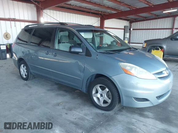 ✅ 2006 Toyota Sienna LE • VIN: 5TDZA23C66S498135 • Lot: 44119568. Wystawiony na IAAI z przebiegiem 191 608 mil. Bezpłatny archiwum sprzedaży aukcyjnych z USA i szczegółowy raport historii pojazdu na DreamBid. Zdjęcie 1.