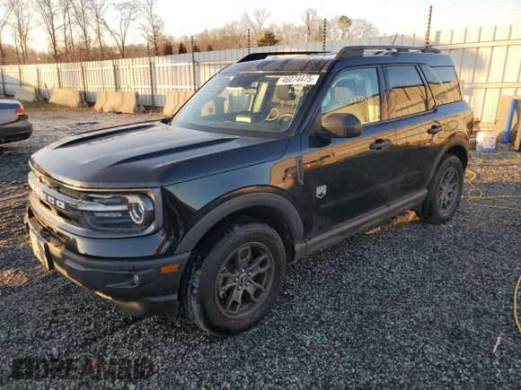 ✅ 2022 Ford Bronco Sport Big Bend • VIN: 3FMCR9B63NRD08503 • Lot: 46074475. Wystawiony na Copart z przebiegiem 38 324 mil. Bezpłatny archiwum sprzedaży aukcyjnych z USA i szczegółowy raport historii pojazdu na DreamBid. Zdjęcie 1.