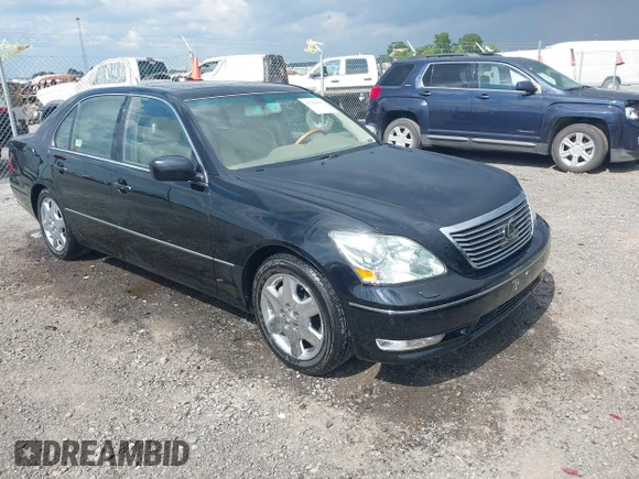 ✅ 2005 Lexus LS 430 • VIN: JTHBN36F055005666 • Lot: 42220985. Listed on IAAI with 197,268 mi. Free auction sales archive from the USA and detailed vehicle history report at DreamBid. Image 1.