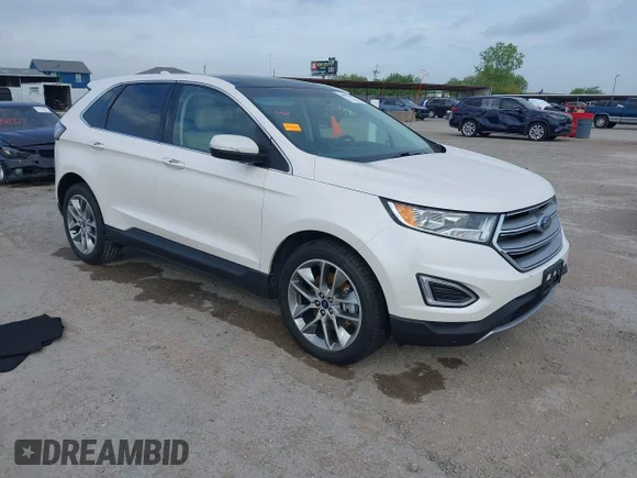 ✅ 2017 Ford Edge Titanium • VIN: 2FMPK3K81HBB51870 • Лот: 44828383. Опубліковано раніше на IAAI з пробігом 48 839 миль. Безкоштовний доступ до архіву аукціонних продажів зі США та докладний звіт про історію автомобіля на DreamBid. Зображення 1.