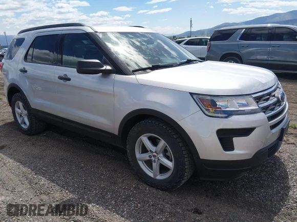 ✅ 2018 Ford Explorer • VIN: 1FM5K8B83JGC45185 • Lot: 45079296. Listed on IAAI with 65,381 mi. Free auction sales archive from the USA and detailed vehicle history report at DreamBid. Image 1.