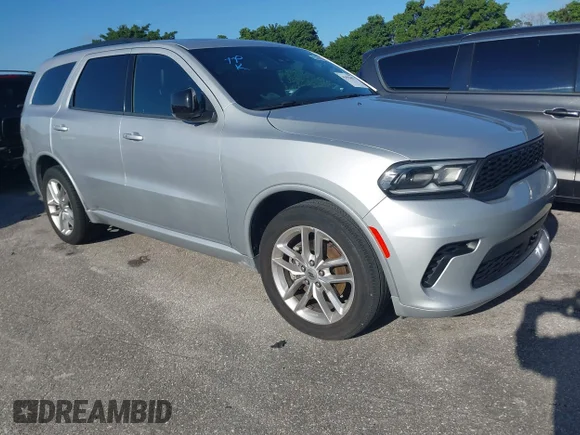 ✅ 2024 Dodge Durango GT Plus • VIN: 1C4RDHDG1RC189755 • Лот: 43492697. Опубліковано раніше на IAAI з пробігом 43 597 миль. Безкоштовний доступ до архіву аукціонних продажів зі США та докладний звіт про історію автомобіля на DreamBid. Зображення 1.