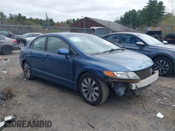 ✅ 2009 Honda Civic EX-L • VIN: 19XFA16979E014436 • Lot: 44979437. Listed on IAAI with 272,918 mi. Free auction sales archive from the USA and detailed vehicle history report at DreamBid. Image 1.