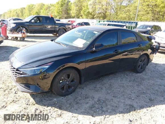✅ 2023 Hyundai Elantra Blue • VIN: KMHLM4AJ3PU039597 • Lot: 44794592. Wystawiony na IAAI z przebiegiem 58 603 mil. Bezpłatny archiwum sprzedaży aukcyjnych z USA i szczegółowy raport historii pojazdu na DreamBid. Zdjęcie 2.