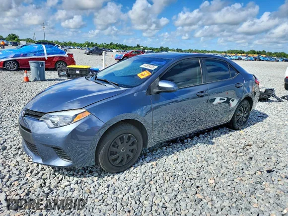 ✅ 2015 Toyota Corolla LE • VIN: 2T1BURHEXFC459729 • Лот: 54589036. Опубликован ранее на Copart с пробегом 63 851 миль. Бесплатный доступ к архиву аукционных продаж из США и подробный отчёт об истории автомобиля на DreamBid. Изображение 1.