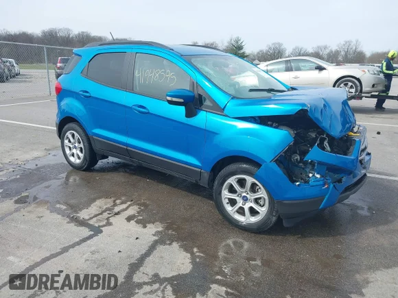 ✅ 2018 Ford EcoSport SE • VIN: MAJ3P1TE0JC180320 • Lot: 41948595. Wystawiony na IAAI z przebiegiem 25 286 mil. Bezpłatny archiwum sprzedaży aukcyjnych z USA i szczegółowy raport historii pojazdu na DreamBid. Zdjęcie 1.