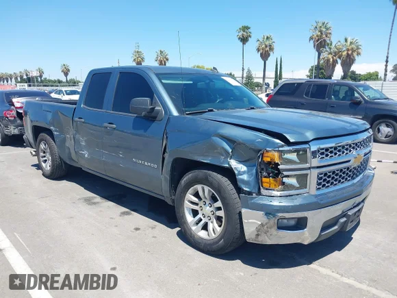 ✅ 2014 Chevrolet Silverado 1500 LT • VIN: 1GCRCREC8EZ123733 • Lot: 45201273. Listed on IAAI with 198,976 mi. Free auction sales archive from the USA and detailed vehicle history report at DreamBid. Image 1.