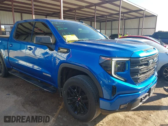 ✅ 2022 GMC Sierra 1500 Elevation • VIN: 3GTPHCEK5NG601104 • Lot: 43634971. Listed on IAAI with 38,805 mi. Free auction sales archive from the USA and detailed vehicle history report at DreamBid. Image 1.