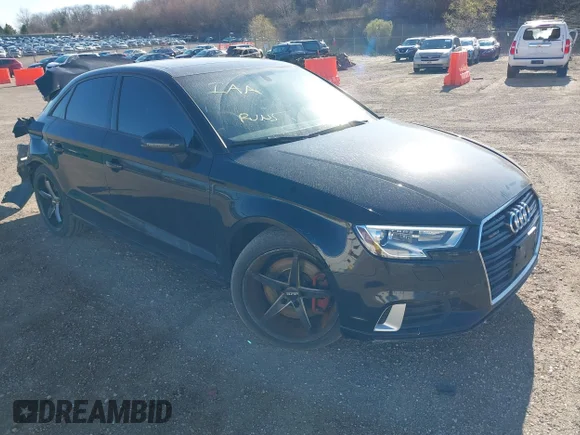 ✅ 2019 Audi A3 Premium • VIN: WAUBEGFF1KA088047 • Lot: 42019280. Wystawiony na IAAI z przebiegiem 59 573 mil. Bezpłatny archiwum sprzedaży aukcyjnych z USA i szczegółowy raport historii pojazdu na DreamBid. Zdjęcie 1.