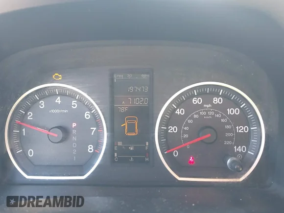 ✅ 2007 Honda CR-V EX-L • VIN: JHLRE48777C017553 • Lot: 44937043. Wystawiony na IAAI z przebiegiem 197 473 mil. Bezpłatny archiwum sprzedaży aukcyjnych z USA i szczegółowy raport historii pojazdu na DreamBid. Zdjęcie 7.