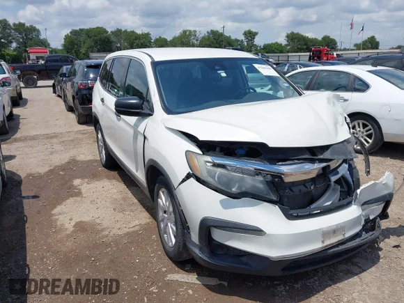 ✅ 2019 Honda Pilot LX • VIN: 5FNYF6H15KB053184 • Lot: 45200508. Wystawiony na IAAI z przebiegiem 128 011 mil. Bezpłatny archiwum sprzedaży aukcyjnych z USA i szczegółowy raport historii pojazdu na DreamBid. Zdjęcie 1.