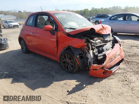 ✅ 2017 FIAT 500 Pop • VIN: 3C3CFFKR8HT530200 • Lot: 44678547. Listed on IAAI with 105,709 mi. Free auction sales archive from the USA and detailed vehicle history report at DreamBid. Image 1.