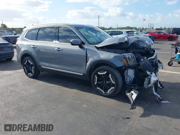 ✅ 2024 Kia Telluride S • VIN: 5XYP64GC2RG497838 • Лот: 44929629. Опубликован ранее на IAAI с пробегом 48 861 миль. Бесплатный доступ к архиву аукционных продаж из США и подробный отчёт об истории автомобиля на DreamBid. Изображение 1.