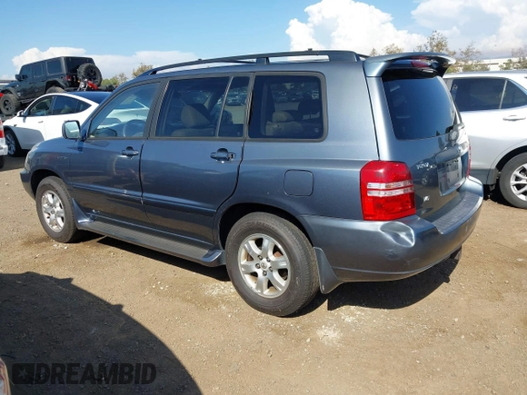 ✅ 2003 Toyota Highlander • VIN: JTEGF21A730106073 • Lot: 43162469. Wystawiony na IAAI z przebiegiem 279 171 mil. Bezpłatny archiwum sprzedaży aukcyjnych z USA i szczegółowy raport historii pojazdu na DreamBid. Zdjęcie 3.