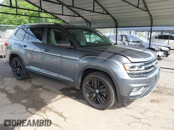 ✅ 2019 Volkswagen Atlas SEL • VIN: 1V2MR2CA7KC604569 • Lot: 45213258. Wystawiony na IAAI z przebiegiem 85 960 mil. Bezpłatny archiwum sprzedaży aukcyjnych z USA i szczegółowy raport historii pojazdu na DreamBid. Zdjęcie 1.