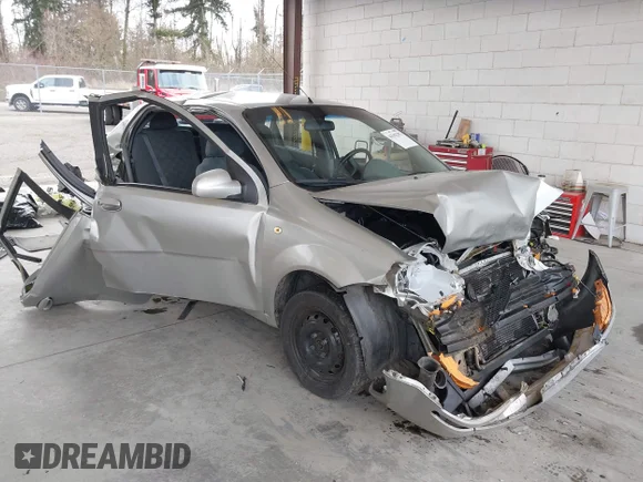 ✅ 2005 Chevrolet Aveo LS • VIN: KL1TD52675B315073 • Лот: 44562387. Опубліковано раніше на IAAI з пробігом Не вказано. Безкоштовний доступ до архіву аукціонних продажів зі США та докладний звіт про історію автомобіля на DreamBid. Зображення 1.