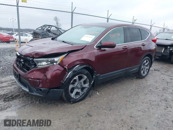✅ 2017 Honda CR-V EX • VIN: 7FARW1H55HE002498 • Lot: 43943390. Wystawiony na IAAI z przebiegiem 93 507 mil. Bezpłatny archiwum sprzedaży aukcyjnych z USA i szczegółowy raport historii pojazdu na DreamBid. Zdjęcie 2.