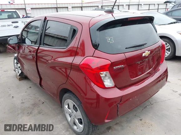 ✅ 2022 Chevrolet Spark LS • VIN: KL8CB6SA6NC015052 • Lot: 41405492. Wystawiony na IAAI z przebiegiem 39 853 mil. Bezpłatny archiwum sprzedaży aukcyjnych z USA i szczegółowy raport historii pojazdu na DreamBid. Zdjęcie 3.