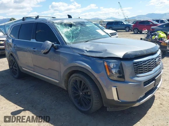✅ 2020 Kia Telluride SX • VIN: 5XYP5DHC0LG031351 • Лот: 42152257. Опубліковано раніше на IAAI з пробігом 108 351 миль. Безкоштовний доступ до архіву аукціонних продажів зі США та докладний звіт про історію автомобіля на DreamBid. Зображення 1.