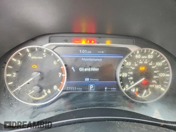 ✅ 2019 Nissan Altima SR • VIN: 1N4BL4CWXKN323118 • Lot: 75075395. Wystawiony na Copart z przebiegiem 77 553 mil. Bezpłatny archiwum sprzedaży aukcyjnych z USA i szczegółowy raport historii pojazdu na DreamBid. Zdjęcie 9.