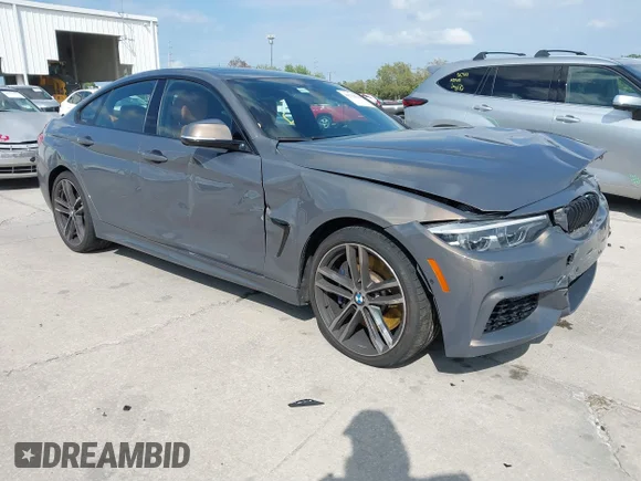✅ 2018 BMW 4 Series 440i • VIN: WBA4J5C54JBF07315 • Лот: 41738540. Опубліковано раніше на IAAI з пробігом 74 577 миль. Безкоштовний доступ до архіву аукціонних продажів зі США та докладний звіт про історію автомобіля на DreamBid. Зображення 1.