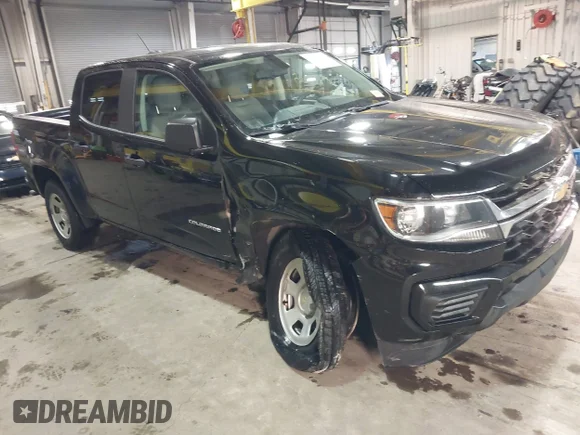 ✅ 2022 Chevrolet Colorado 2WD Work Truck • VIN: 1GCGSBEA2N1276803 • Lot: 44343625. Wystawiony na IAAI z przebiegiem 68 213 mil. Bezpłatny archiwum sprzedaży aukcyjnych z USA i szczegółowy raport historii pojazdu na DreamBid. Zdjęcie 1.