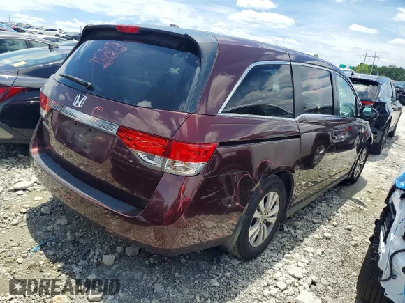 ✅ 2014 Honda Odyssey EX-L • VIN: 5FNRL5H64EB029434 • Лот: 58603826. Опубликован ранее на Copart с пробегом 149 063 миль. Бесплатный доступ к архиву аукционных продаж из США и подробный отчёт об истории автомобиля на DreamBid. Изображение 3.
