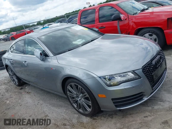 ✅ 2014 Audi A7 Premium Plus • VIN: WAUWGAFC5EN106514 • Lot: 42182577. Listed on IAAI with 102,781 mi. Free auction sales archive from the USA and detailed vehicle history report at DreamBid. Image 1.