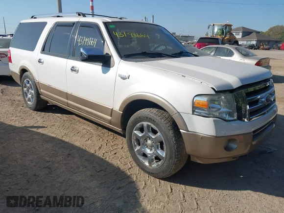 ✅ 2014 Ford Expedition Max XLT • VIN: 1FMJK1J56EEF16173 • Лот: 43198664. Опубліковано раніше на IAAI з пробігом 297 923 миль. Безкоштовний доступ до архіву аукціонних продажів зі США та докладний звіт про історію автомобіля на DreamBid. Зображення 1.