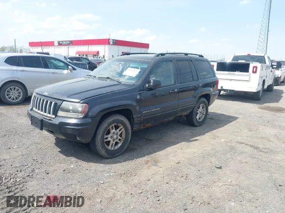 ✅ 2004 Jeep Grand Cherokee Laredo • VIN: 1J4GW48S94C334648 • Lot: 41909829. Listed on IAAI with 155,411 mi. Free auction sales archive from the USA and detailed vehicle history report at DreamBid. Image 2.