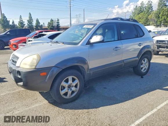 ✅ 2005 Hyundai Tucson GLS • VIN: KM8JN12D05U129394 • Лот: 76280185. Опубликован ранее на Copart с пробегом 149 126 миль. Бесплатный доступ к архиву аукционных продаж из США и подробный отчёт об истории автомобиля на DreamBid. Изображение 1.