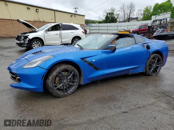 ✅ 2014 Chevrolet Corvette Z51 2LT • VIN: 1G1YJ2D79E5100698 • Lot: 51962086. Listed on Copart with Not provided. Free auction sales archive from the USA and detailed vehicle history report at DreamBid. Image 1.