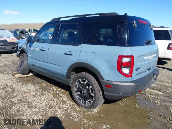 ✅ 2021 Ford Bronco Sport Outer Banks • VIN: 3FMCR9C65MRA95387 • Lot: 44446347. Wystawiony na IAAI z przebiegiem 61 449 mil. Bezpłatny archiwum sprzedaży aukcyjnych z USA i szczegółowy raport historii pojazdu na DreamBid. Zdjęcie 3.