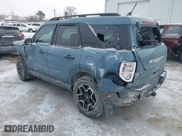 ✅ 2021 Ford Bronco Sport Big Bend • VIN: 3FMCR9B69MRA56612 • Lot: 44249084. Wystawiony na IAAI z przebiegiem 55 577 mil. Bezpłatny archiwum sprzedaży aukcyjnych z USA i szczegółowy raport historii pojazdu na DreamBid. Zdjęcie 3.