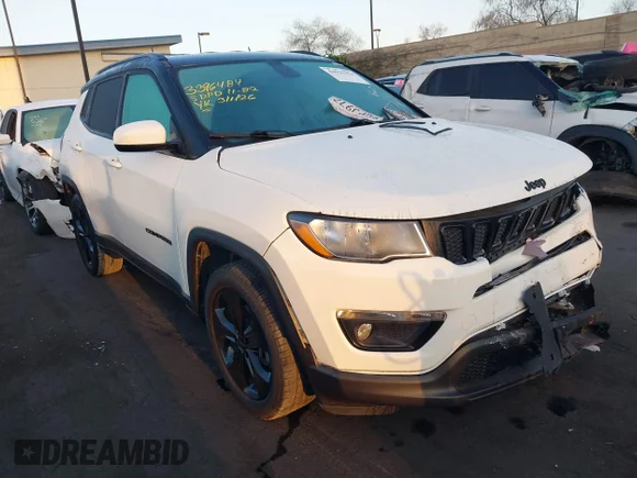 ✅ 2019 Jeep Compass Altitude • VIN: 3C4NJCBB7KT750116 • Lot: 44531274. Listed on IAAI with 104,577 mi. Free auction sales archive from the USA and detailed vehicle history report at DreamBid. Image 1.