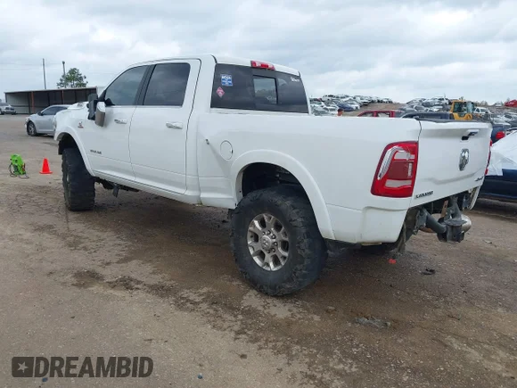 ✅ 2020 Ram 2500 Laramie • VIN: 3C6UR5FL4LG104147 • Lot: 41924541. Listed on IAAI with 147,855 mi. Free auction sales archive from the USA and detailed vehicle history report at DreamBid. Image 3.