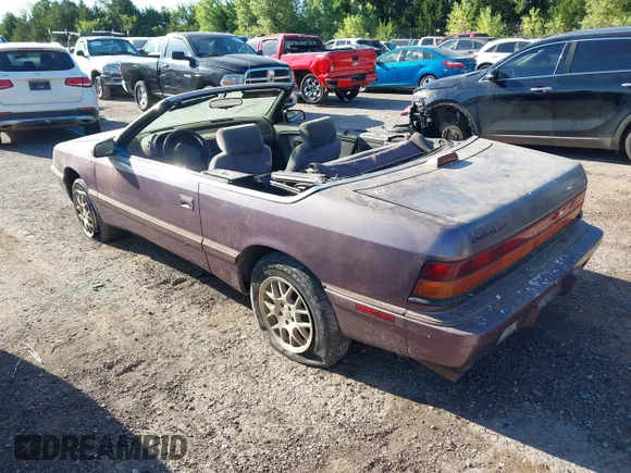 ✅ 1995 Chrysler LeBaron GTC • VIN: 1C3EU4532SF531760 • Lot: 42838644. Wystawiony na IAAI z przebiegiem 138 210 mil. Bezpłatny archiwum sprzedaży aukcyjnych z USA i szczegółowy raport historii pojazdu na DreamBid. Zdjęcie 3.