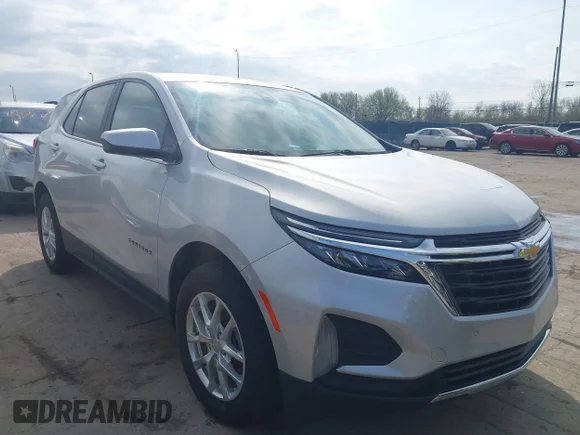 ✅ 2022 Chevrolet Equinox LT • VIN: 3GNAXTEV2NL175602 • Lot: 44002046. Wystawiony na IAAI z przebiegiem 60 470 mil. Bezpłatny archiwum sprzedaży aukcyjnych z USA i szczegółowy raport historii pojazdu na DreamBid. Zdjęcie 1.