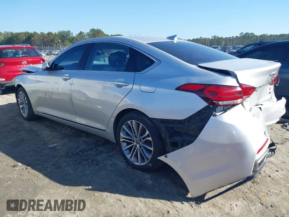 ✅ 2017 Genesis G80 3.8L • VIN: KMHGN4JE5HU173613 • Лот: 41503961. Опубліковано раніше на IAAI з пробігом 126 697 миль. Безкоштовний доступ до архіву аукціонних продажів зі США та докладний звіт про історію автомобіля на DreamBid. Зображення 3.